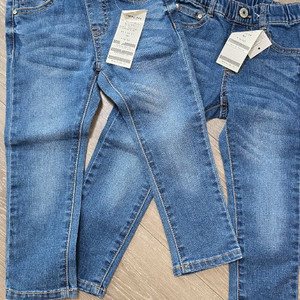 새것)래핑차일드 아동 청바지 2벌 100사이즈 쌍둥이가