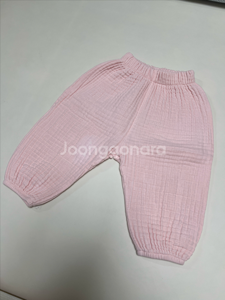 크림브륄레 도톰 마카롱 팬츠 핑크 s--0