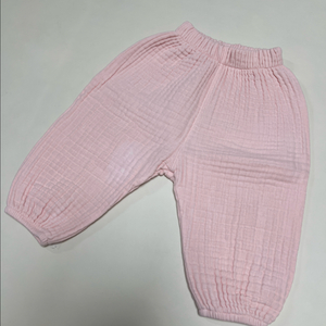 크림브륄레 도톰 마카롱 팬츠 핑크 s