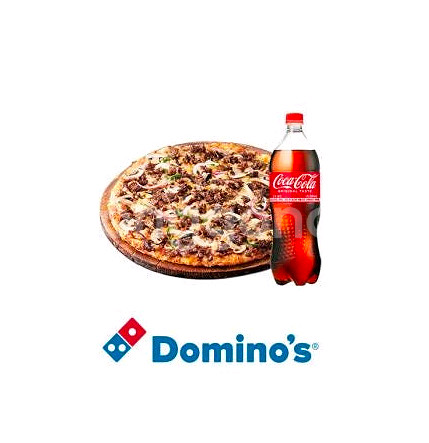 도미노피자 (오리지널)리얼불고기 L+콜라--0