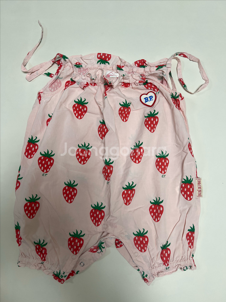 베베드피노 베피 딸기 오버롤 90--0