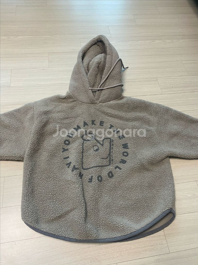 아동 후리스 기모후드티--0