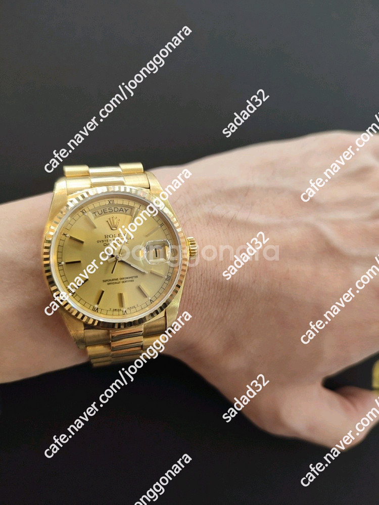 정품 로렉스 데이데이트--0