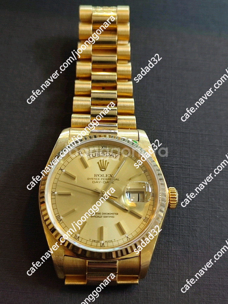 정품 로렉스 데이데이트--1