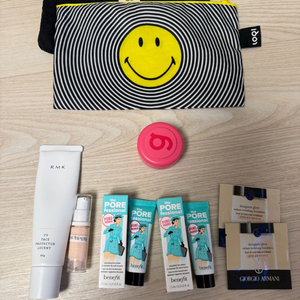 베네피트 프라이머2개+rmk톤업선크림메베+파우치 일괄