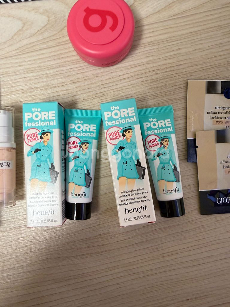 베네피트 프라이머2개+rmk톤업선크림메베+파우치 일괄--3