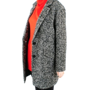 SHESMISS 헤링본 체크 도톰 자켓 (66/F)