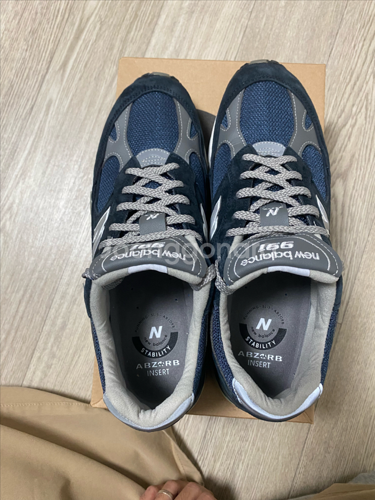 뉴발란스 991 uk 네이비--4