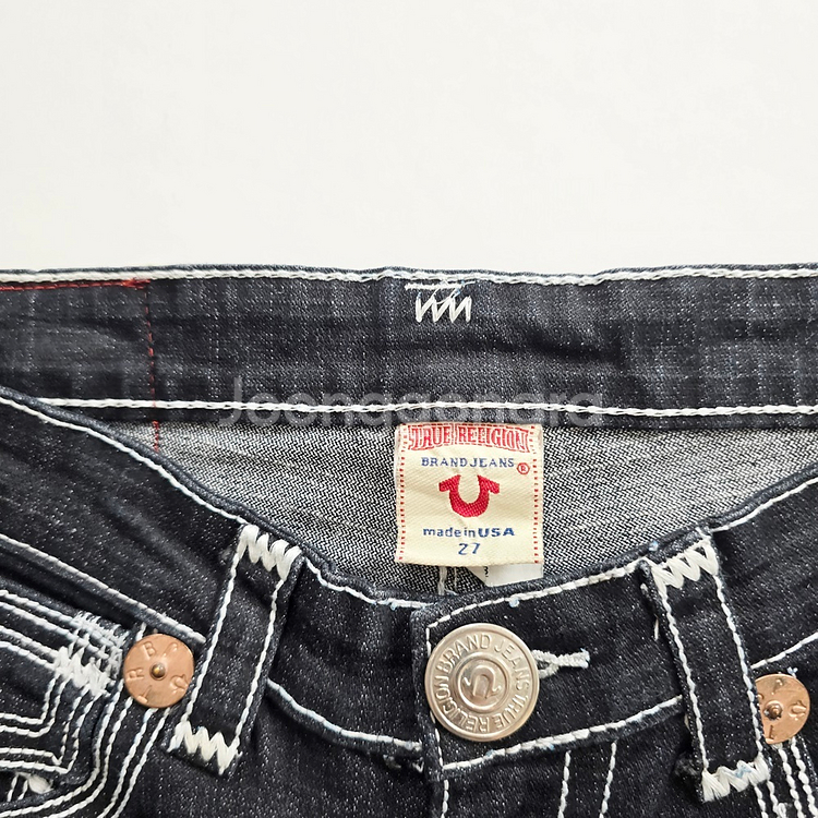 트루릴리전 청바지 약스판 데님 사이즈27 R2721--5