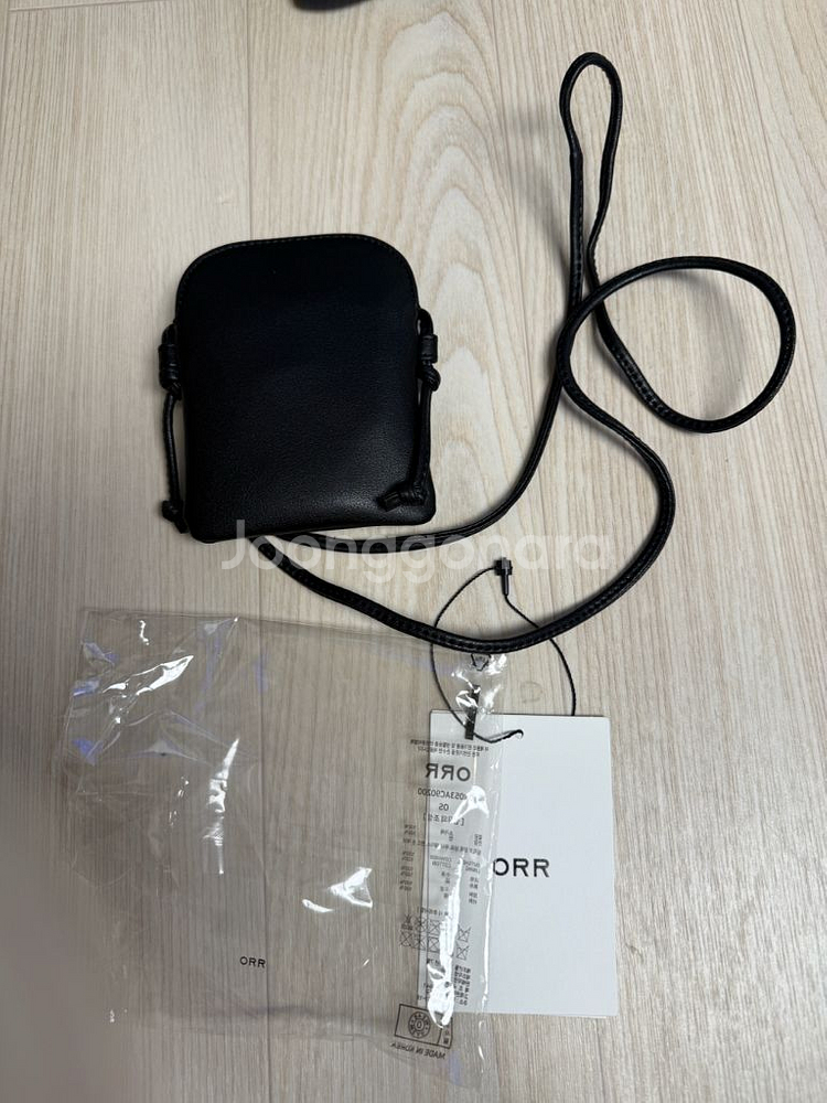 오르 리얼레더 파우치 새상품--1