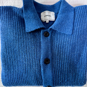 비바스튜디오 BUTTON CARDIGAN KA [BLU