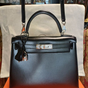 켈리 28 복스가죽 블랙은장 올수공