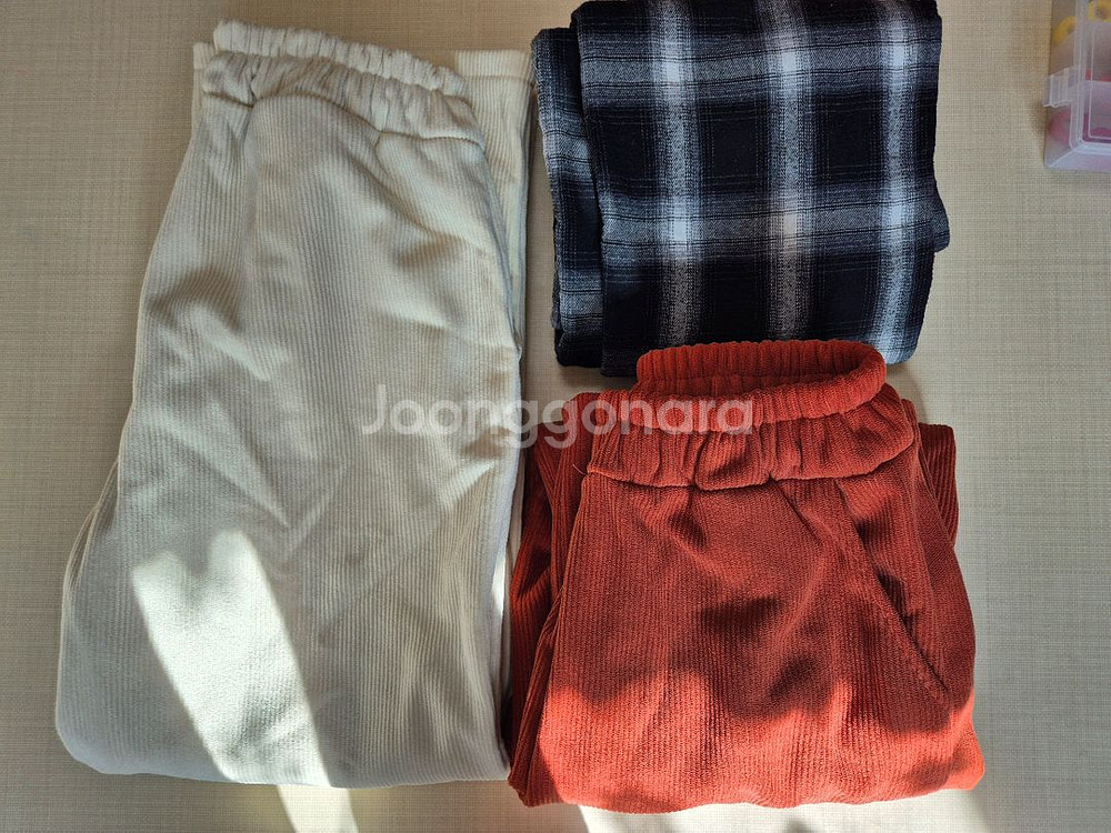 여성 기모바지 3개 일괄--0