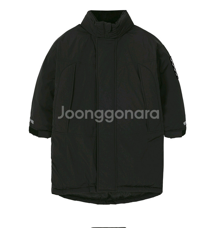 히로 몬스터 다운 파카 패딩 블랙 160--3