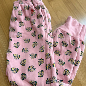 타오 꽃바지(기모)12사이즈 판매해요