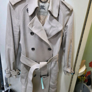 버버리 런던 캐시미어 트랜치 코트