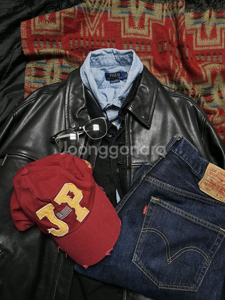 Series CPO 데님 셔츠형 자켓 L--2