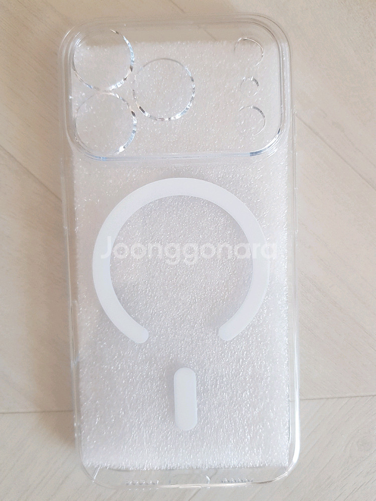 아이폰 17프로 맥세이프 슬림 케이스 투명 파손 방지--1