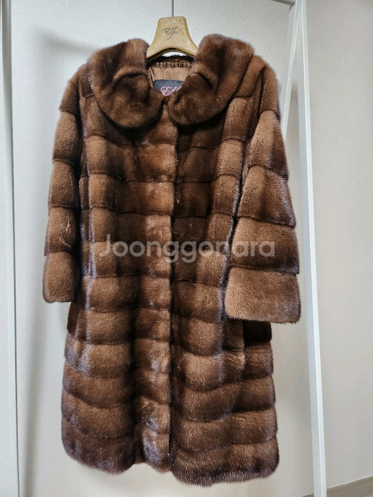 진도모피 엘페 밍크코트--1