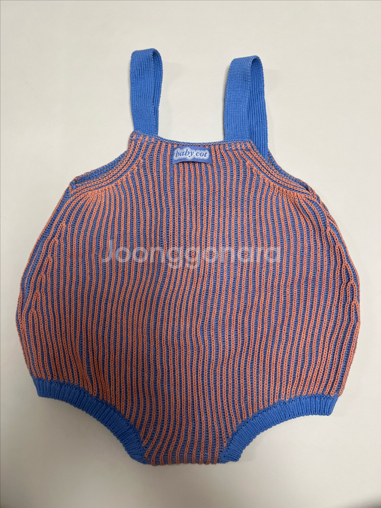 아프리콧 스튜디오 베이비콧 츄로스 오버롤 보넷--2