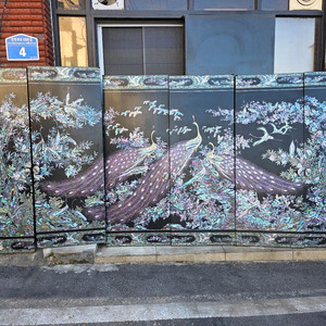 나전칠기 자개문짝6.