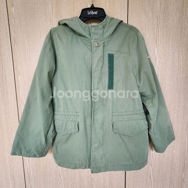 컬리수 아동 카키 야상점퍼 140사이즈--0