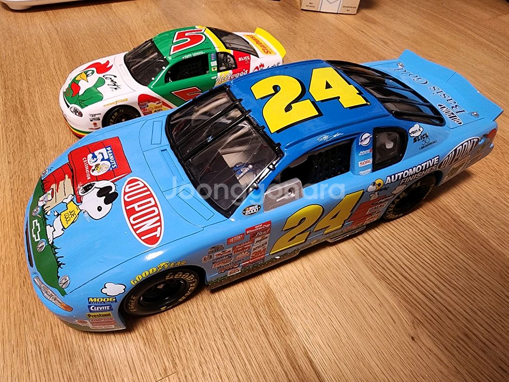 스누피 나스카 제프 고든 1:12 레이싱 스톡--1