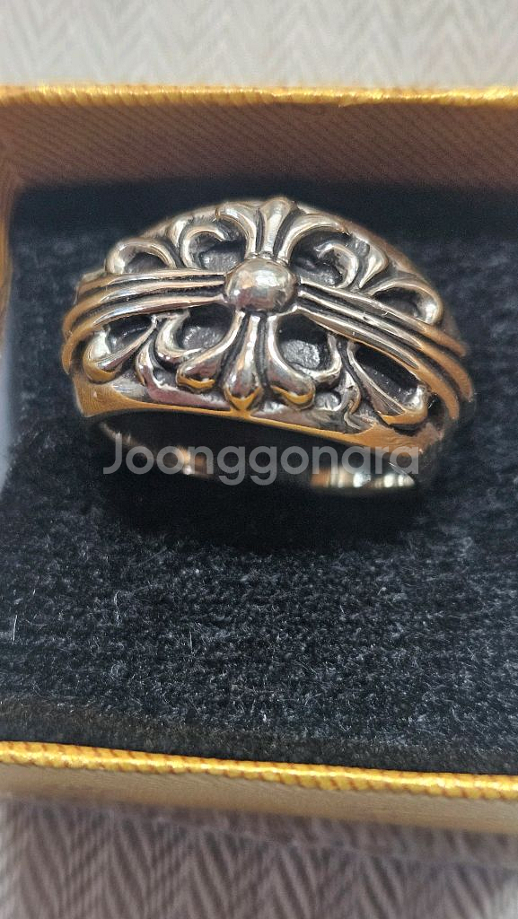 크롬하츠정품반지--1