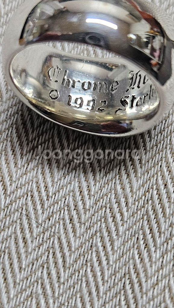 크롬하츠정품반지--7