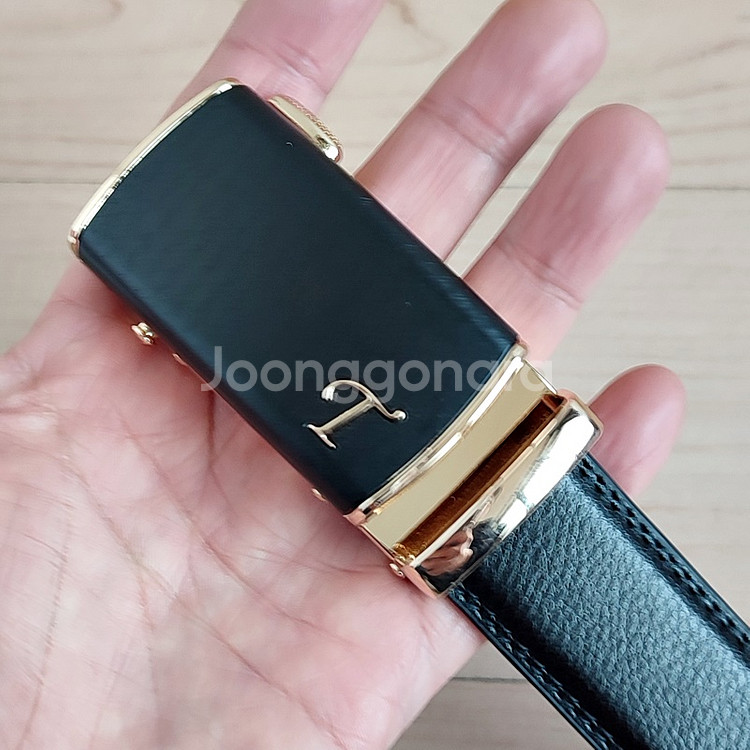 새상품 남자 소가죽 자동벨트 가죽정장벨트 가죽벨트--2