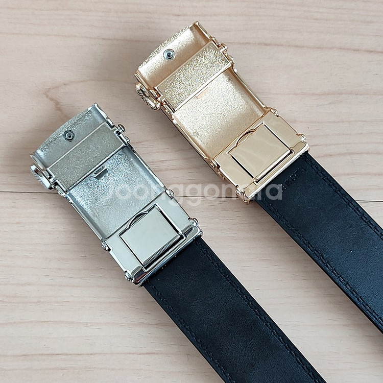 새상품 남자 소가죽 자동벨트 가죽정장벨트 가죽벨트--5