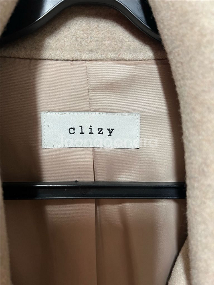 여성 코트 클리지 숏 코트 베이지 FREE--7