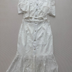 투피스 레이스 스커트 66 택포 8천