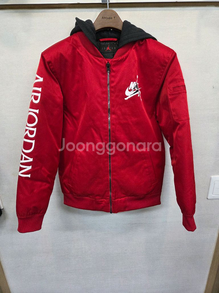 조던 주니어 항공 패딩 후드자켓 12 13--0