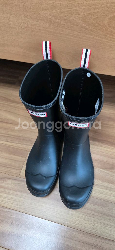 헌터 남성 장화 260 팝니다--0