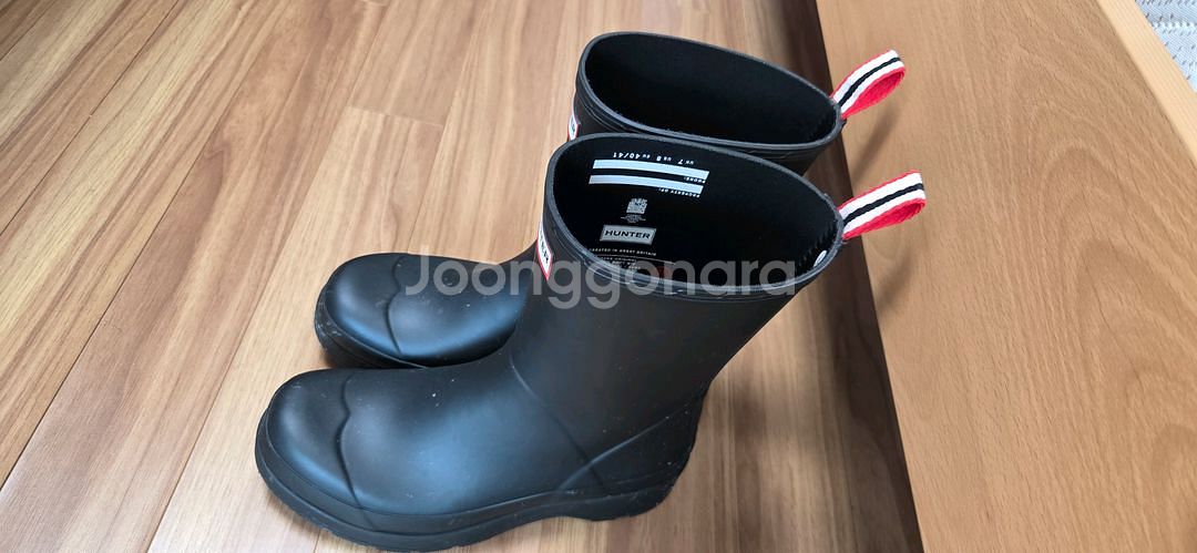 헌터 남성 장화 260 팝니다--1