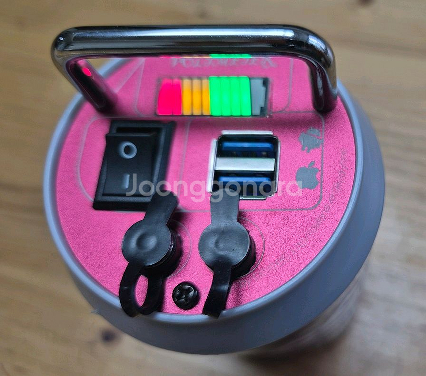 캠핑 갬성 맥주캔 파워뱅크 맥뱅(12.6V 12.6A)--1