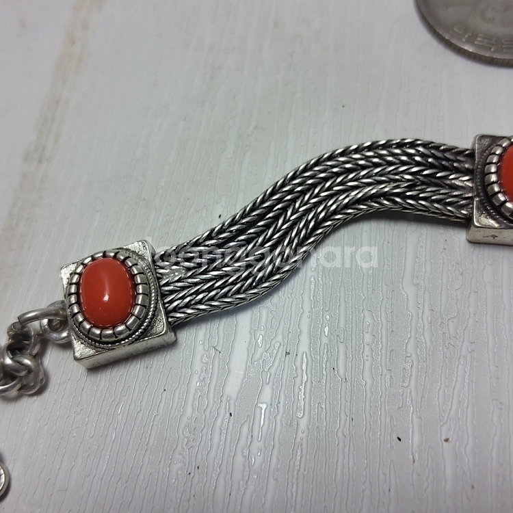 보석박힌 족은 팔찌 34g--1