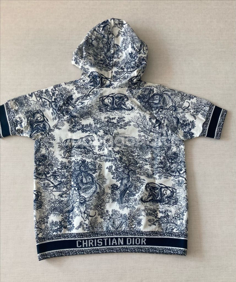 디올 자수 후드티--2