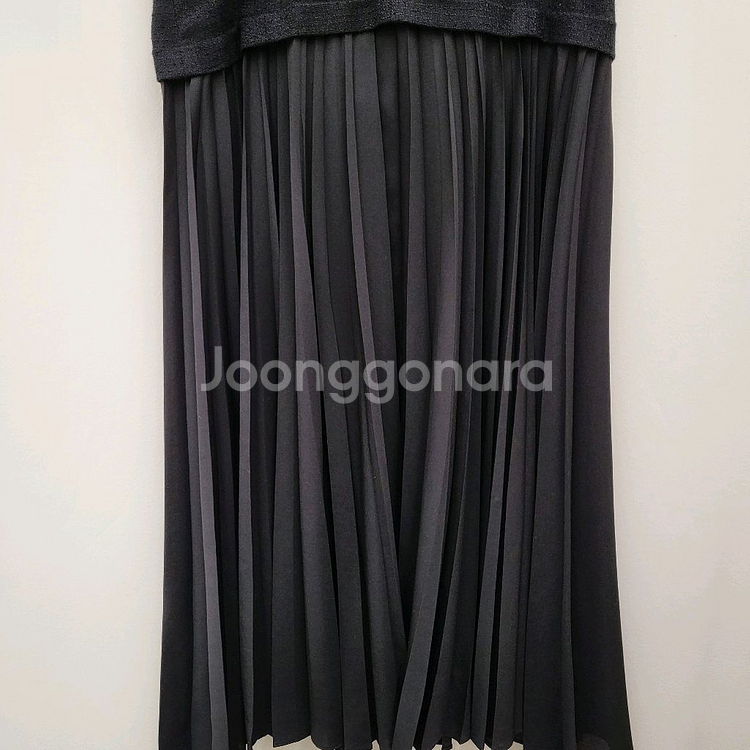 타임 트위드 플리츠 원피스--6