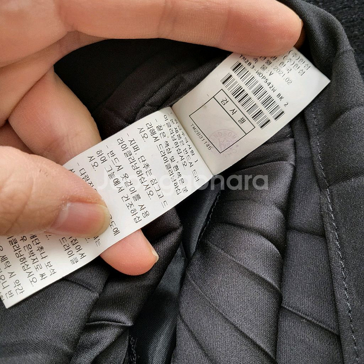 타임 트위드 플리츠 원피스--9