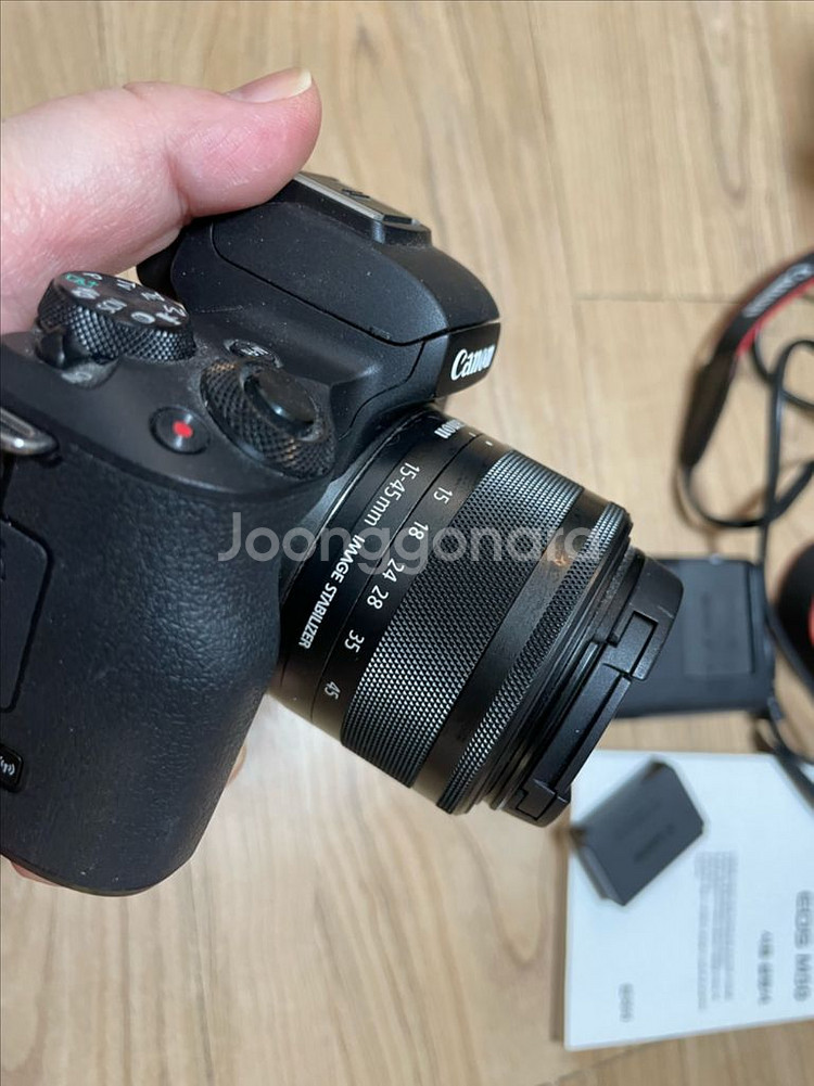 캐논 EOS M50 미러리스 카메라 15-45mm 렌즈--6