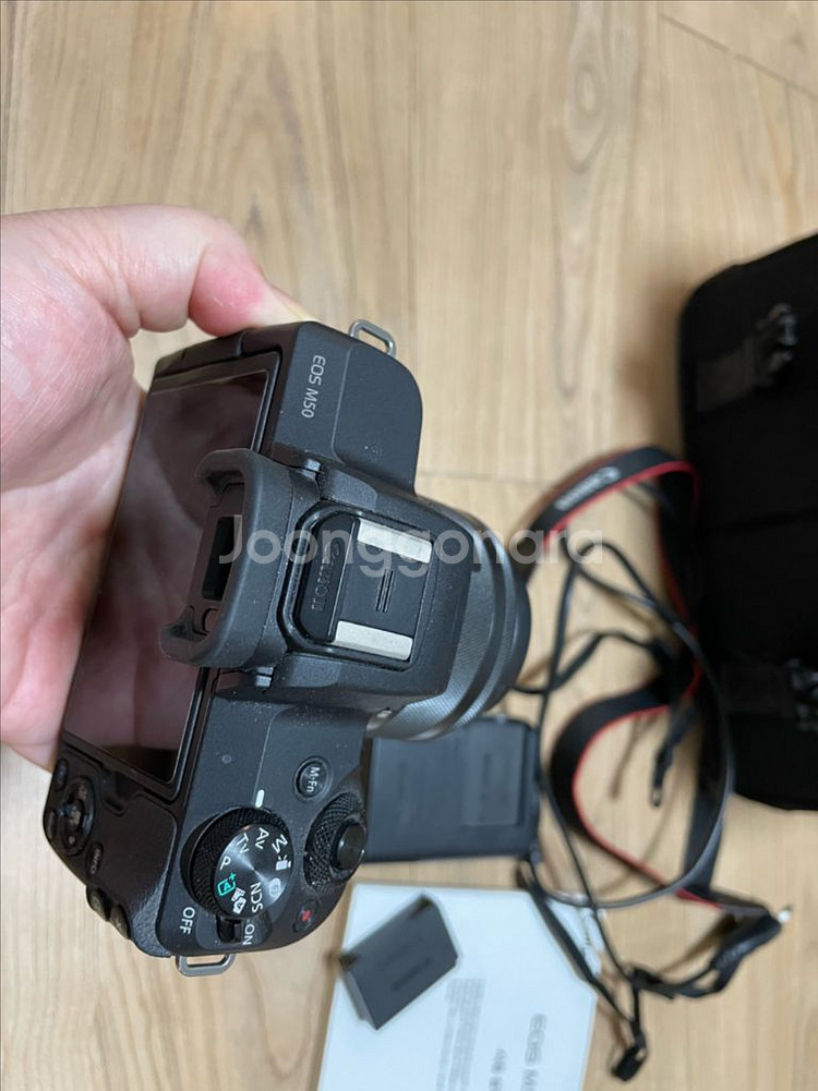 캐논 EOS M50 미러리스 카메라 15-45mm 렌즈--3
