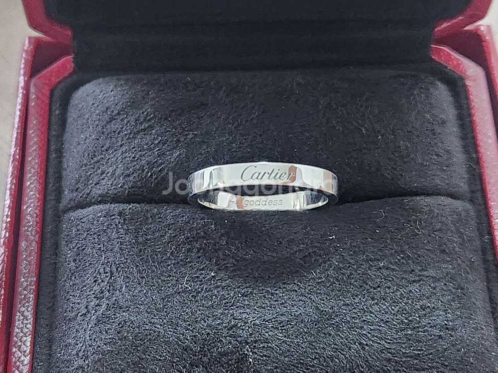 리테일가350만원 Cartier정품 pt950 플래티늄--1
