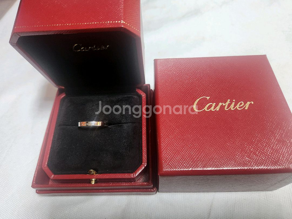 리테일가350만원 Cartier정품 pt950 플래티늄--6