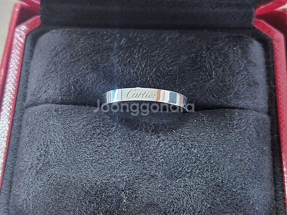 리테일가350만원 Cartier정품 pt950 플래티늄--3