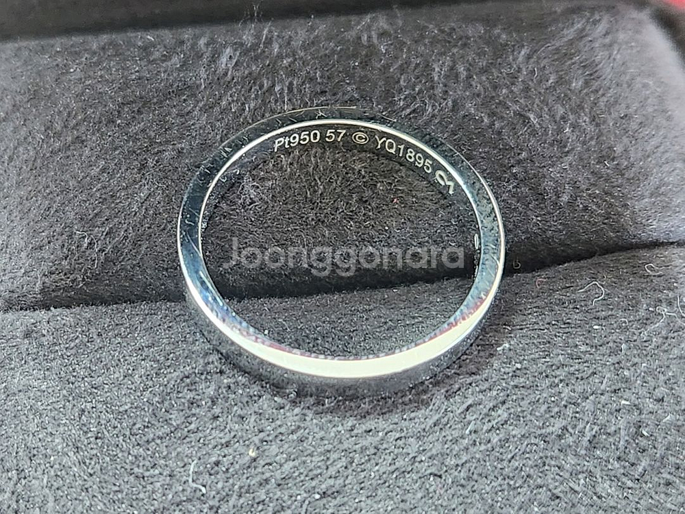 리테일가350만원 Cartier정품 pt950 플래티늄--5