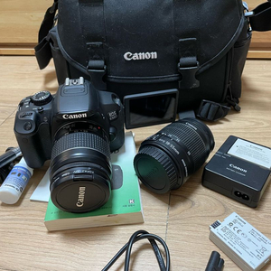 캐논 EOS 650D DSLR 카메라 + 렌즈