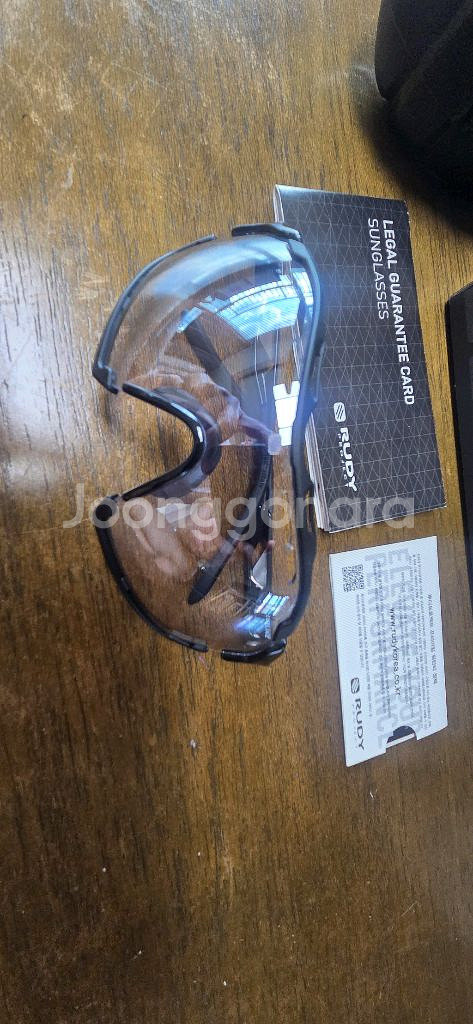 루디 컷라인 블랙 미러변색 고글 (국내정품)--0