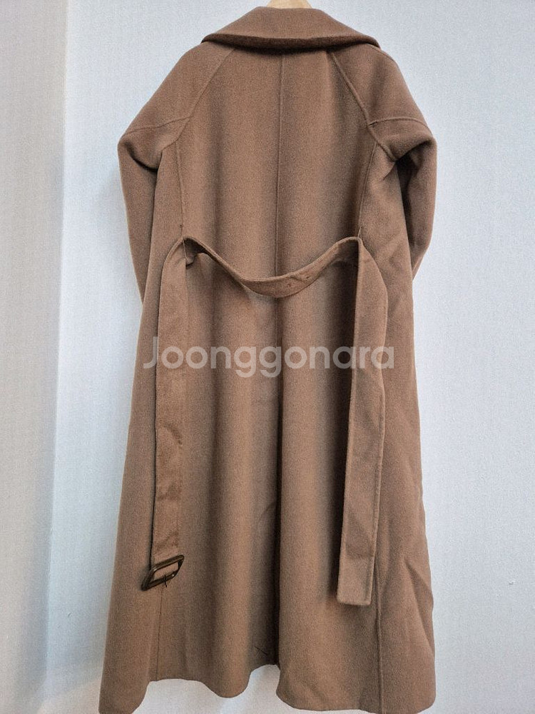 나이스클럽 브라운 롱 코트--10